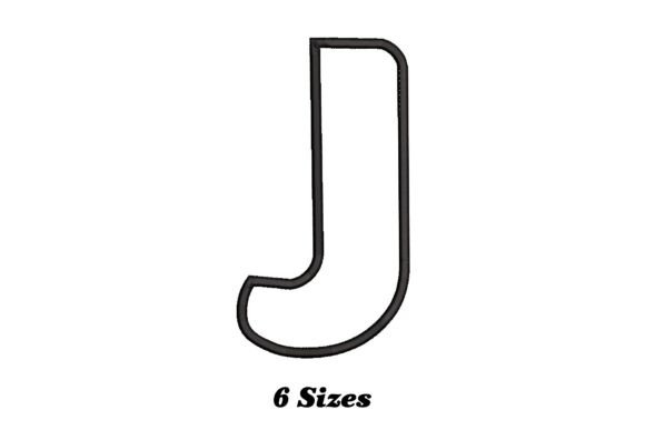 Alphabet Letter J Outline: A Smart Choice for Small Business Embroidery