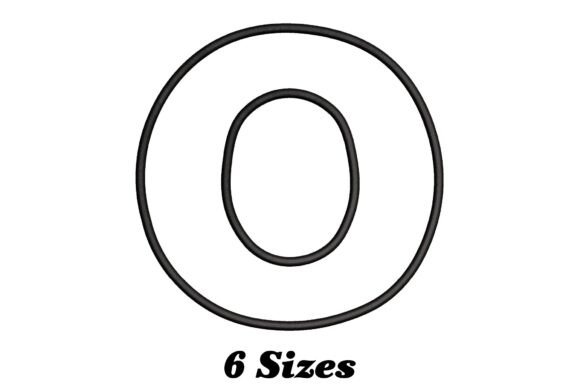 Alphabet Letter O Outline: A Versatile Design for Etsy Sellers