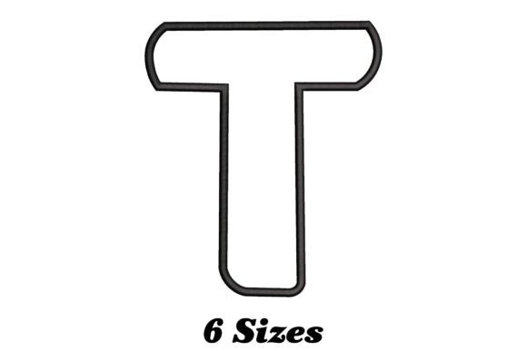 Alphabet Letter T Outline Review for Boutique Sweatshirt Design