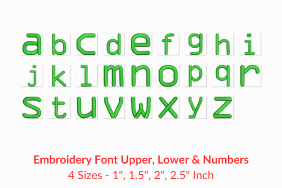 Evaluating Microscan Fonts Embroidery Design for Boutique Sweatshirts