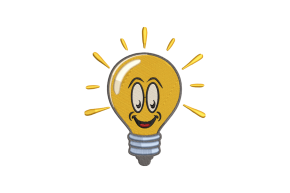 Funny Light Bulb: Brightening Up Seasonal Embroidery Projects