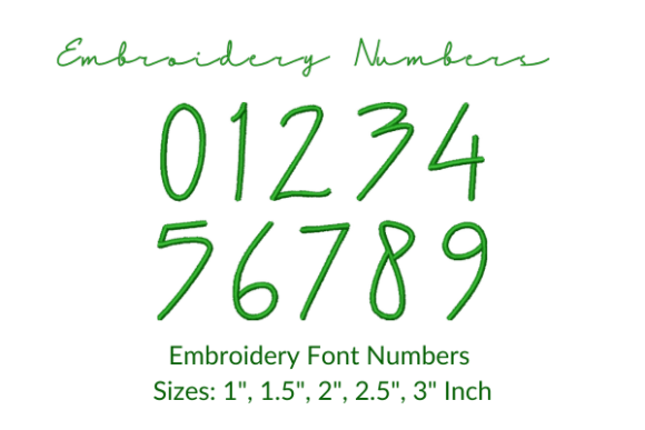 Gistesy Number Fonts Embroidery Design Review