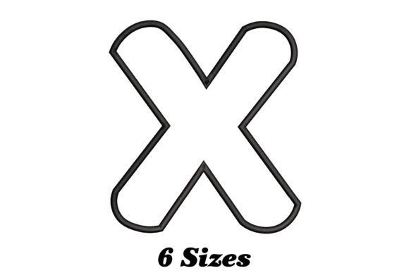 h1>Alphabet Letter X Outline: A Sharp, Stylish Addition to Small Business Embroidery