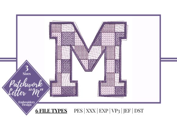h1Patchwork Letter M: A Versatile Design for Etsy Sellers and Craft Entrepreneurs/h1