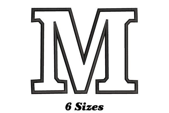Letter M Outline: A Practical Designer’s Take on Real-World Embroidery Use