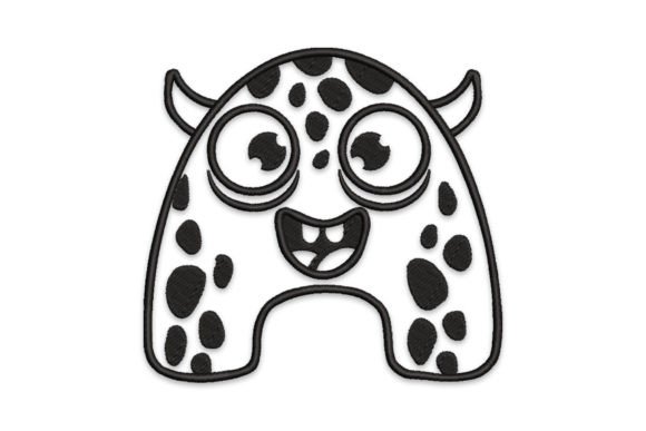 Monster Alphabet Letter a