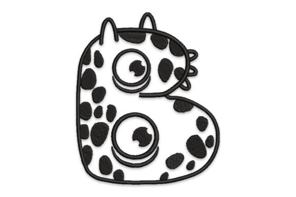 Monster Alphabet Letter B: A Whimsical Touch for Boutique Apparel
