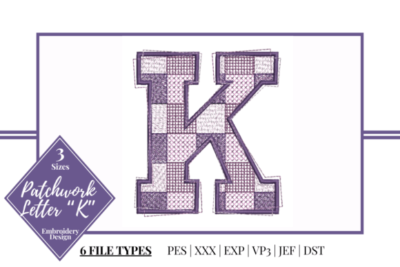 Patchwork Letter K: A Designer’s Review for Business Branding